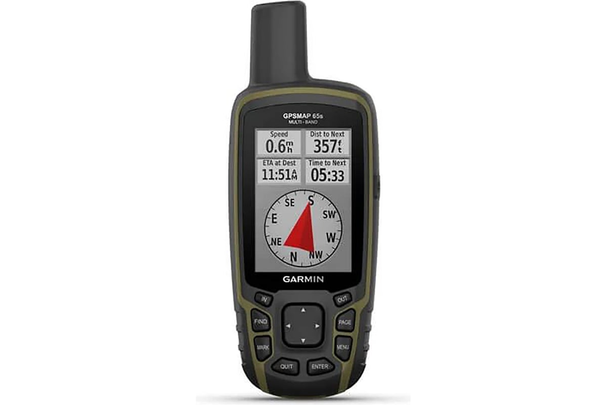 Навигатор Garmin GPSMAP 65s, Multi-Band Russia 010-02451-13 - выгодная  цена, отзывы, характеристики, фото - купить в Москве и РФ