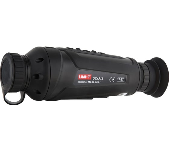 Тепловизионный монокуляр с лазерной указкой UNI-T UTx318, 650 м, ИК-разр. 384x288 пикс., диапазон обнаружения 2300 м, ручная фокусировка 00-00013233 1