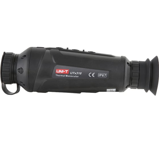 Тепловизионный монокуляр с лазерной указкой UNI-T UTx318, 650 м, ИК-разр. 384x288 пикс., диапазон обнаружения 2300 м, ручная фокусировка 00-00013233