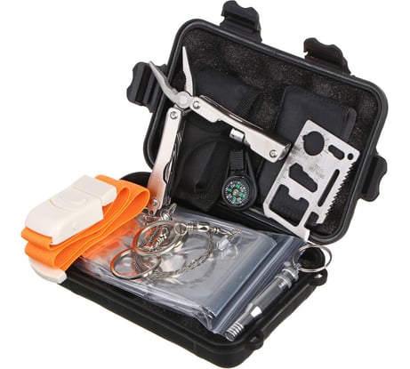 Набор туристический для выживания ЕРМАК, Стандарт, 7 предметов 070-023