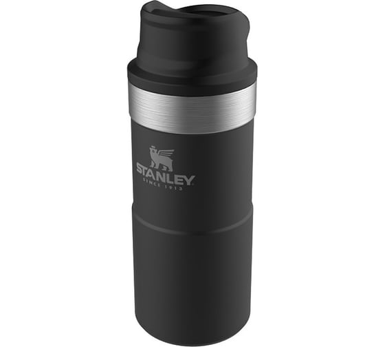 Термокружка Stanley Classic Trigger Action One hand 0.35 л, черная 10-09848-007