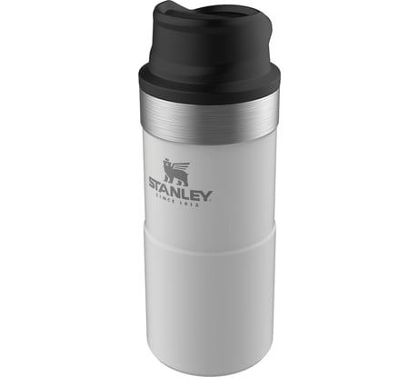 Термокружка Stanley Classic Trigger Action One hand 0.35 л, белая 10-09848-008