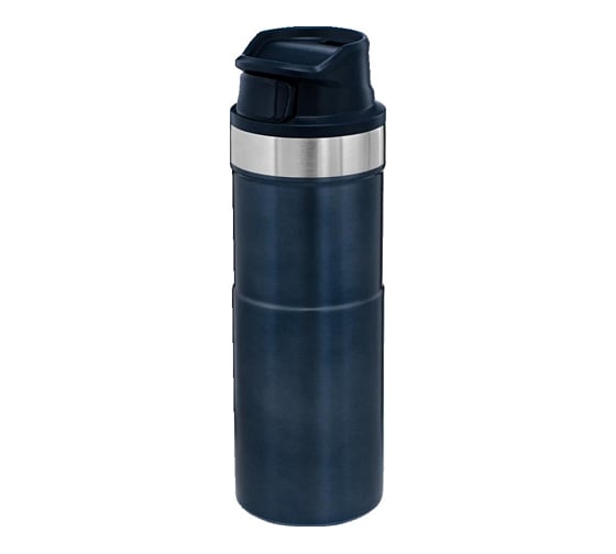 Термокружка Stanley Classic Trigger Action One hand 0.35 л, синяя 10-09848-009