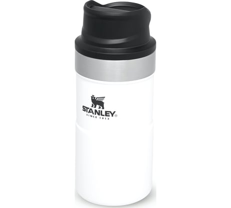 Термокружка Stanley Classic Trigger Action One hand 0.25 л, белая 10-09849-011