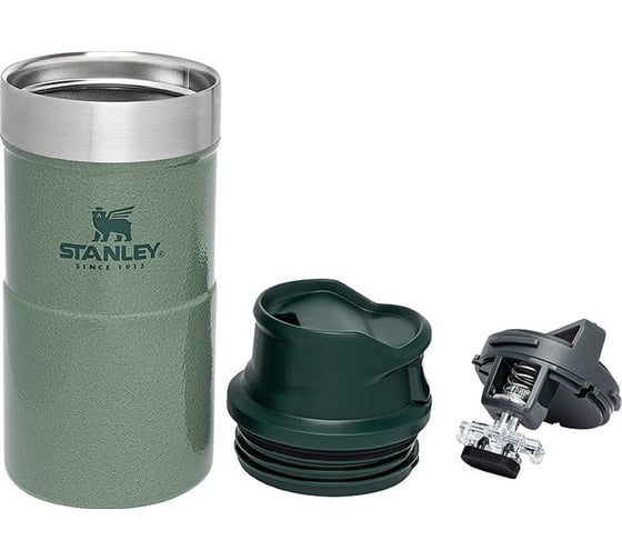 Термокружка Stanley Classic Trigger Action One hand 0.25 л, зеленая 10-09849-009