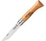 Нож, углеродистая сталь, рукоять из дерева бука, блистер Opinel №6 415 1
