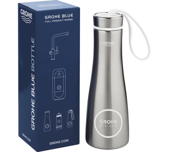 Бутылка для воды Grohe Grohe Blue из нержавеющей стали 40848SD0 1