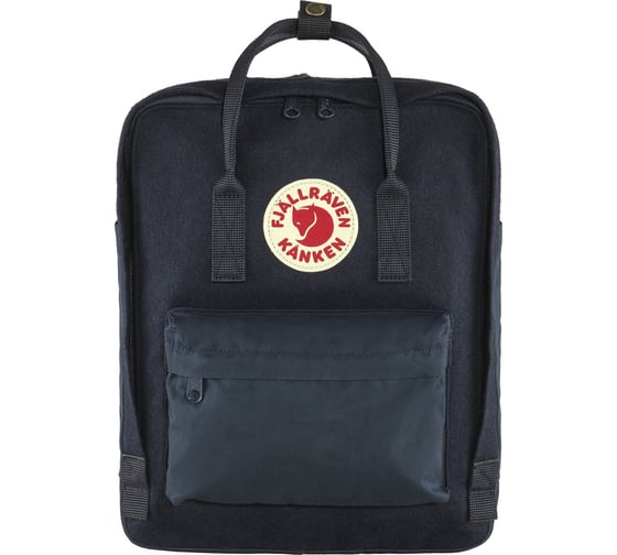Рюкзак Fjallraven Kanken Re-Wool, темно-синий, 28х12х36 см, 16 л F23330-575