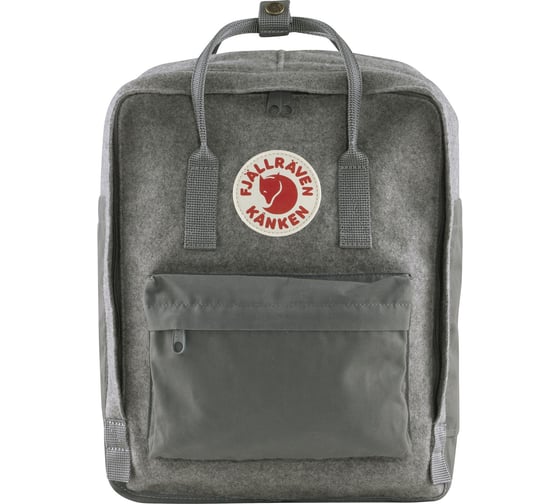 Рюкзак Fjallraven Kanken Re-Wool, серый, 28х12х36 см, 16 л F23330-27