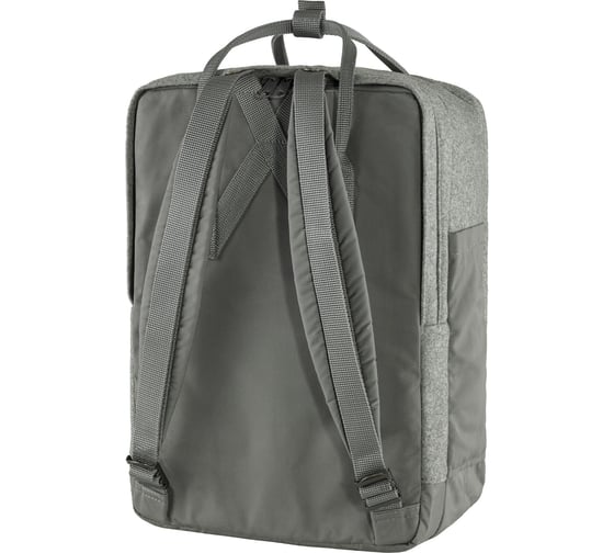 Рюкзак Fjallraven Kanken Re-Wool Laptop 15, серый, 28х16х40 см, 18 л F23328-27