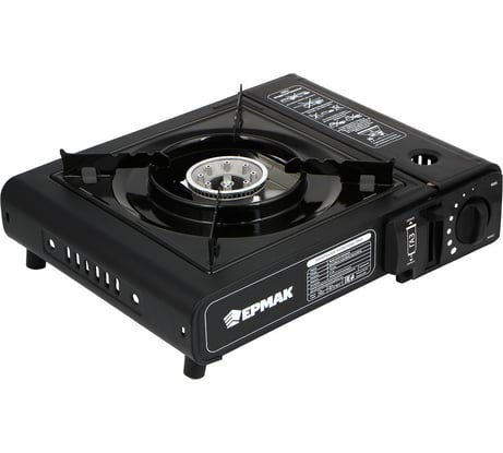 Портативная газовая плитка ЕРМАК к баллону с цанговым захватом 333-520