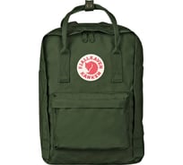 Рюкзак Fjallraven Kanken Laptop 13", темно-зеленый, 25х16х35 см, 13 л F27171-660