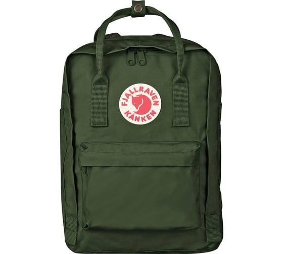Рюкзак Fjallraven Kanken Laptop 13", темно-зеленый, 25х16х35 см, 13 л F27171-660 1