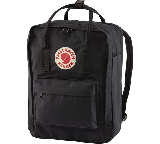 Рюкзак Fjallraven Kanken Laptop 13", черный, 25х16х35 см, 13 л F27171-550