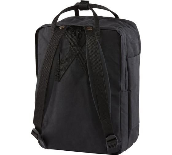 Рюкзак Fjallraven Kanken Laptop 13", черный, 25х16х35 см, 13 л F27171-550