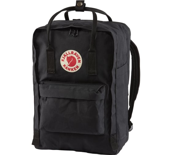 Рюкзак Fjallraven Kanken Laptop 15", черный, 28х16х40 см, 18 л F27172-550