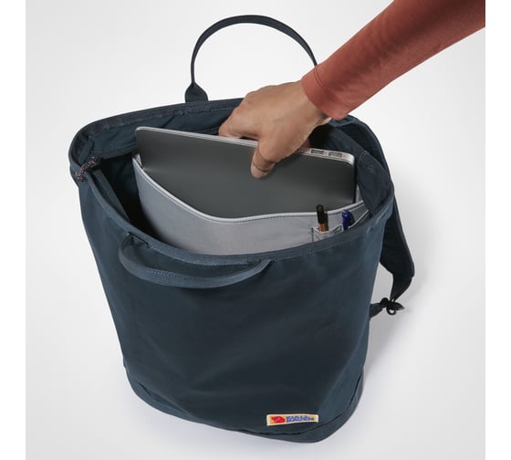 Рюкзак Fjallraven Vardag Totepack, синий, 32х20х43 см, 20 л F27240-638
