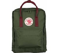 Рюкзак Fjallraven Kanken, зеленый/бордовый, 27х13х38 см, 16 л F23510-660-326