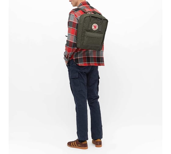 Рюкзак Fjallraven Kanken, темно-зеленый, 27х13х38 см, 16 л F23510-662