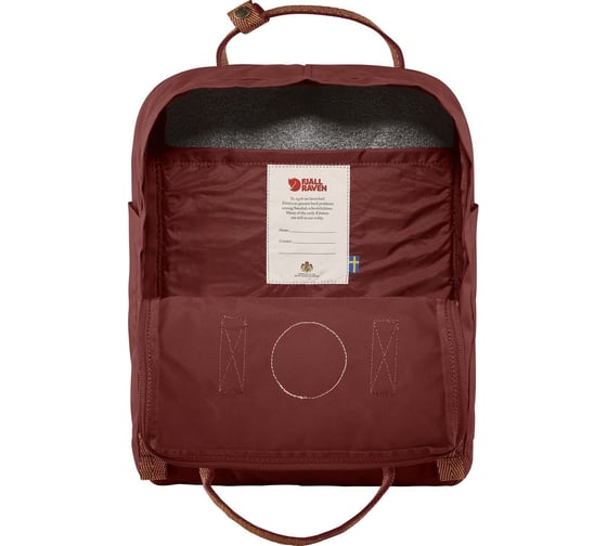 Рюкзак Fjallraven Kanken, темно-красный, 27х13х38 см, 16 л F23510-326-908