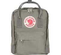 Рюкзак Fjallraven Kanken Mini, светло-серый/полоски, 20х13х29 см, 7 л F23561-21-921