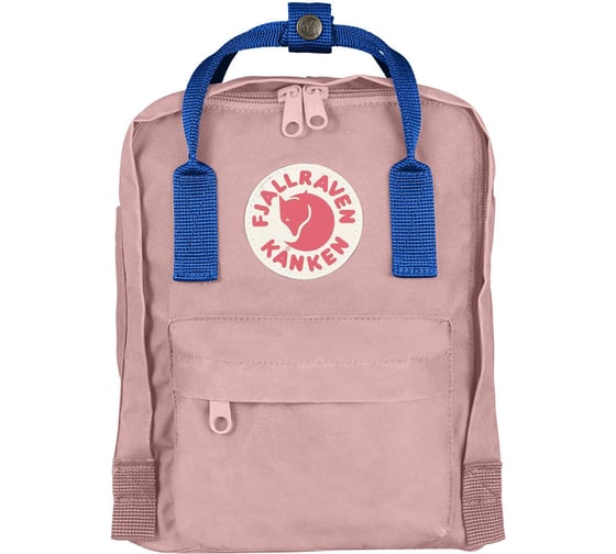 Рюкзак Fjallraven Kanken Mini, розовый/синий, 20х13х29 см, 7 л F23561-312-508