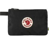 Сумка для аксессуаров Fjallraven Kanken Gear Pocket, черная, 21х0,5х14 см, F25863-550