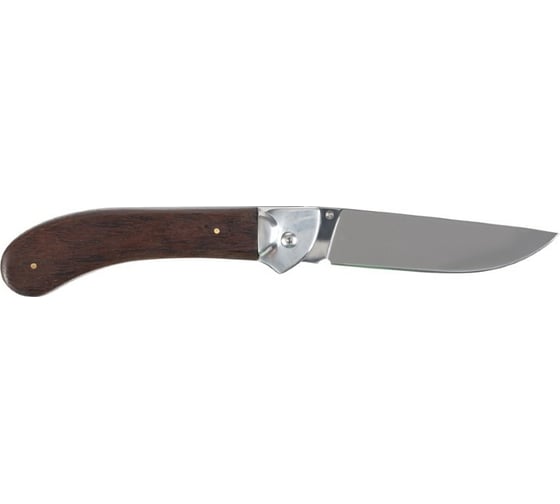 Нож Stinger 105 мм, серебро-коричневый, картонная коробка FK-9905