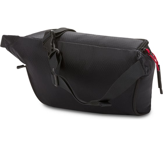 Сумка на пояс SWISSGEAR черная, полиэстер с плетением рип-стоп, 38х5х15 см 3991202521