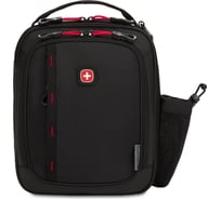 Термосумка для ланча SWISSGEAR прорезиненный полиэстер 600D, черный/красный, 23х8х27 см, 5 л 3999201447