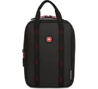 Термосумка для ланча SWISSGEAR прорезиненный полиэстер 600D, черный/красный, 23х15х10 см, 3.5 л 3733201445