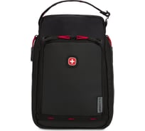 Термосумка для ланча SWISSGEAR прорезиненный полиэстер 600D, черный/красный 18x12x28 см, 4 л 3731201449