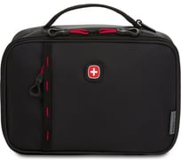 Термосумка для ланча SWISSGEAR прорезиненный полиэстер 600D, чёрный/красный, 27х7х23 см, 4 л 3979201449