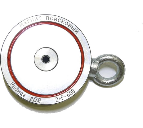 Поисковый двусторонний магнит Редмаг F600x2