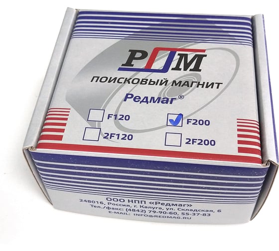 Поисковый односторонний магнит Редмаг F200