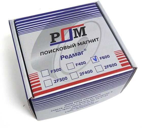 Поисковый односторонний магнит Редмаг F600