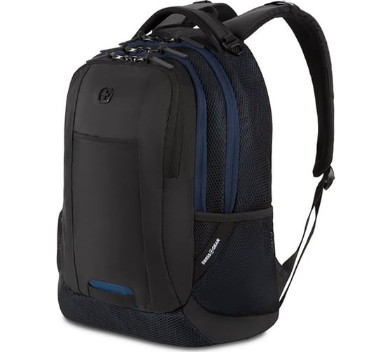 Рюкзак с отделением для ноутбука SWISSGEAR 15", черный, полиэстер, 34х16.5х47 см, 24 л 5505203409