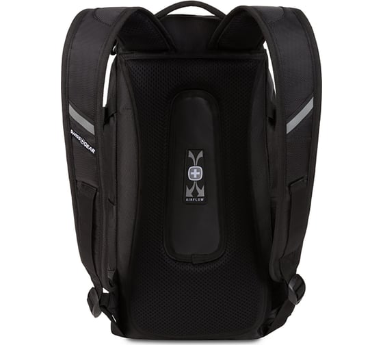 Рюкзак SWISSGEAR чёрный, полиэстер 1680D, 24х15.5х46 см, 15.5 л 3598422409