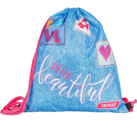 Сумка для детской сменной обуви TARGET Hello Beautiful 26277