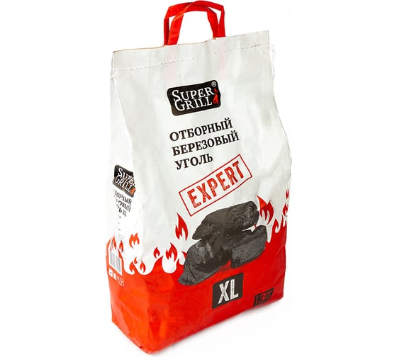 Отборный березовый уголь SuperGrill 3 кг ДРОВ_2007