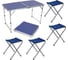Комплект Ecos Пикник CHO-150-E стол и 4 стула, синий 992981 1