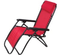 Складное кресло-шезлонг Ecos CHO-137-13 Люкс красный 993099
