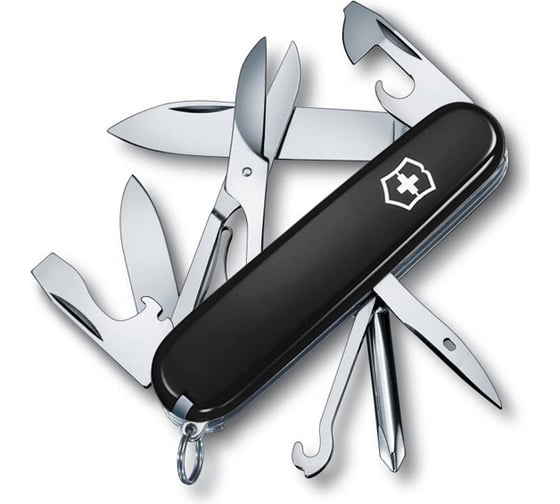 Нож Victorinox Super Tinker, 91 мм, 14 функций, черный 1.4703.3 1