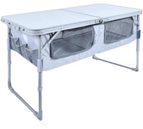 Складной стол 3П, ССТ-3П/1, серый металлик Nika ССТ-3П/1