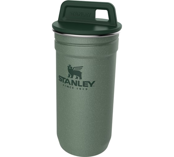 Набор стопок Stanley Adventure 59 мл + фляга 0.23 л, зеленый 10-01883-058