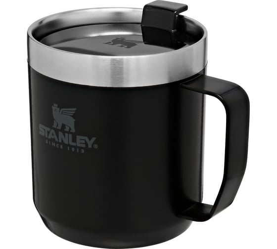 Термокружка с ручкой Stanley Classic 0.25 л, черная 10-11444-051