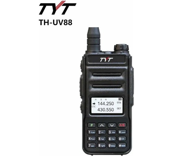Рация TYT TH-UV88 1400 мАч, 136-174/400-480 МГц, 5 Вт 00029188