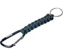 Паракордовый брелок для ключей Tramp карабин, черный TRA-234(2239)