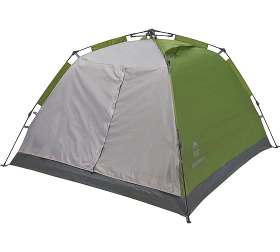 Трехместная палатка Jungle Camp Easy Tent 3, цвет зеленый/серый 70861