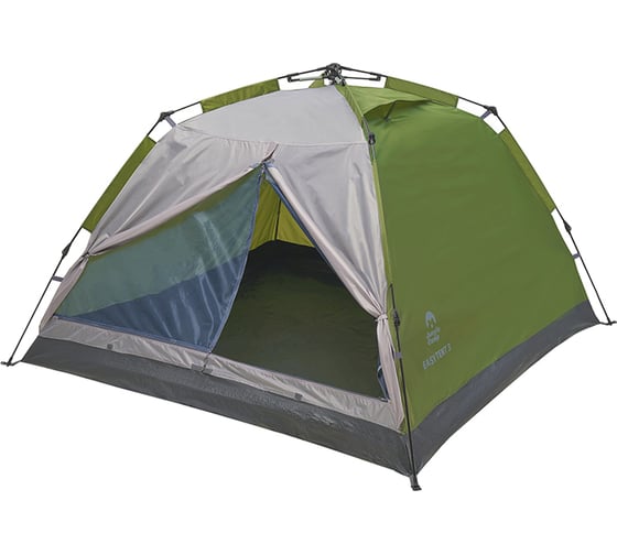 Двухместная палатка Jungle Camp Easy Tent 2, цвет зеленый/серый 70860